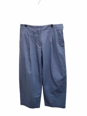 COS Women’s Blue Wide-Leg Casual Comfortable Versatile 100% Cotton  Pants Sz 12